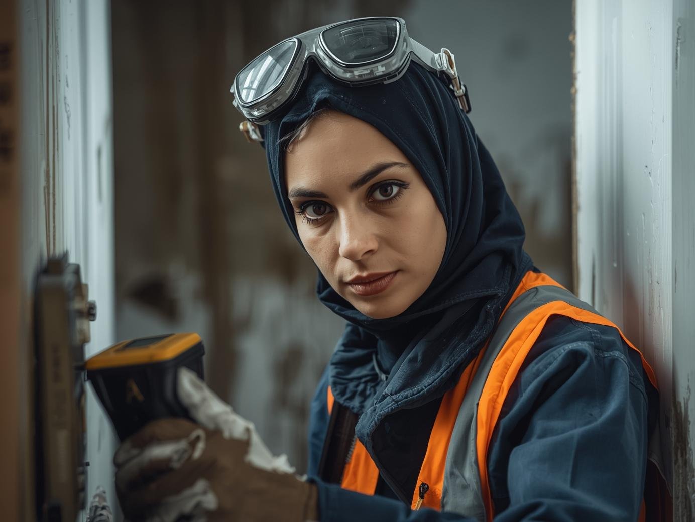 Water Damage Field Technician person working (1)